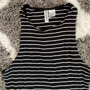 H&M striped mini dress